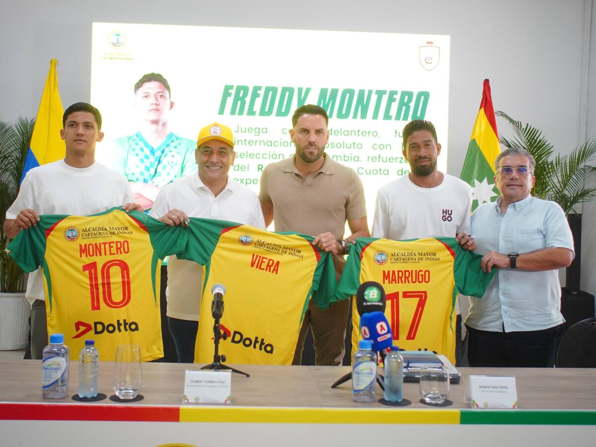 Freddy Montero, nueva cara del equipo Real Cartagena para el 2025
