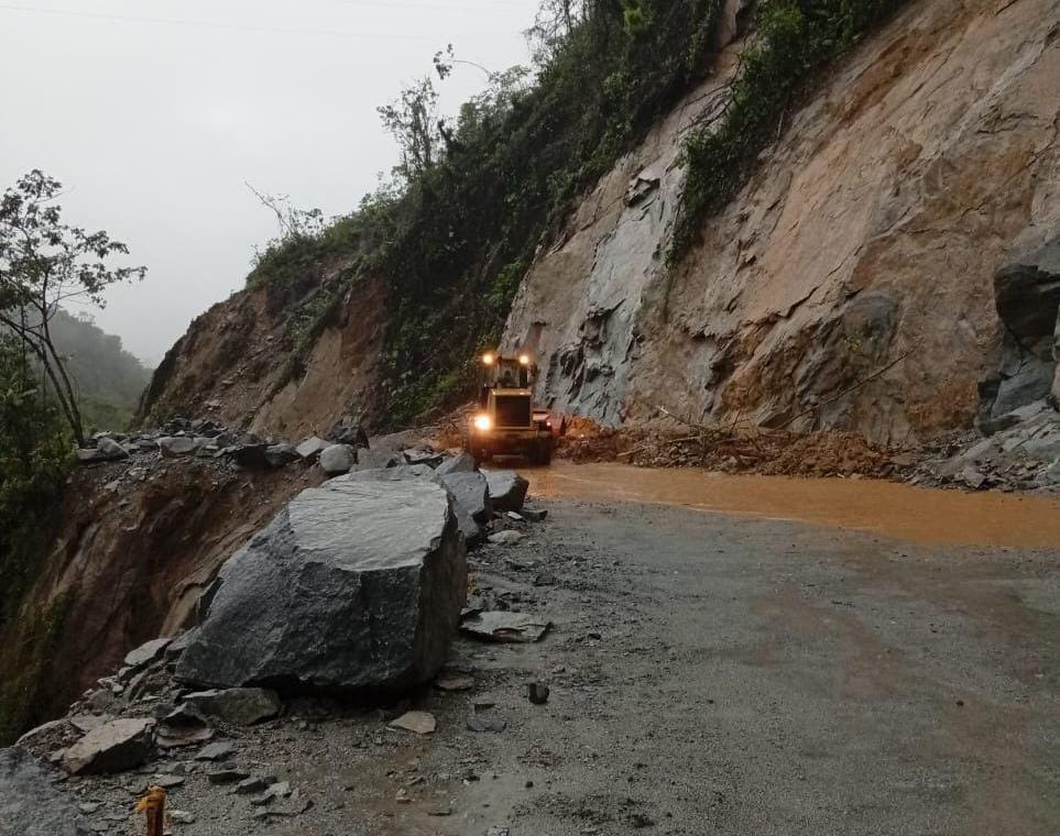 Vía cerrada Quibdó – La Mansa, en Chocó. 2025. Foto: cortesía.