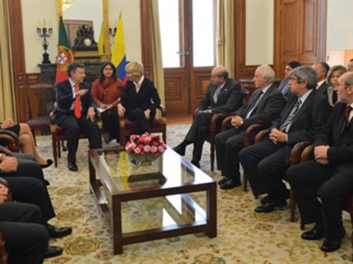 Presidente Santos promueve en Europa la inversión en Colombia