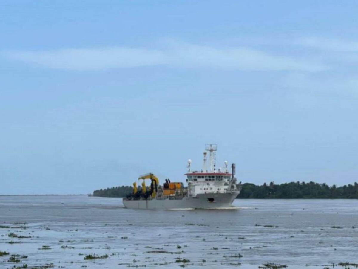 Puerto de Barranquilla sin trabajos de dragado por daño en la draga Taccola