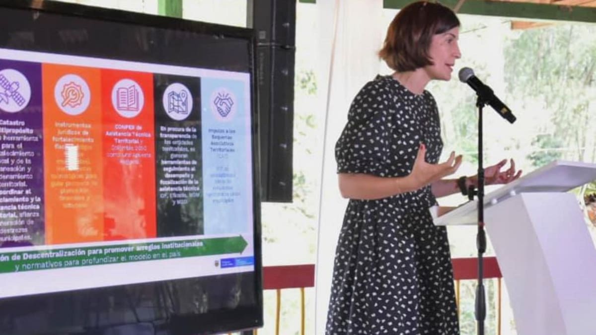 La directora del Departamento Nacional de Planeación, Alejandra Botero