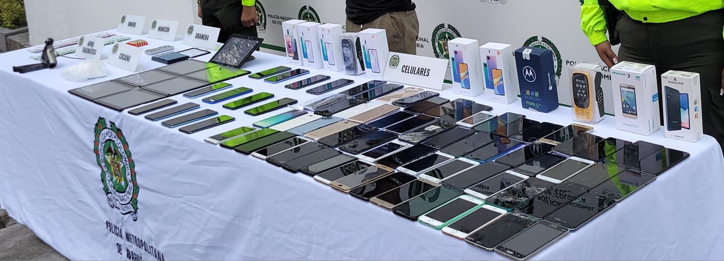 Los celulares robados eran comercializados en un local comercial de la carrera 2 con calle 14