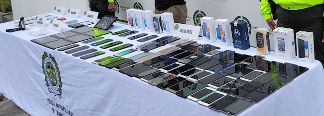 Los celulares robados eran comercializados en un local comercial de la carrera 2 con calle 14