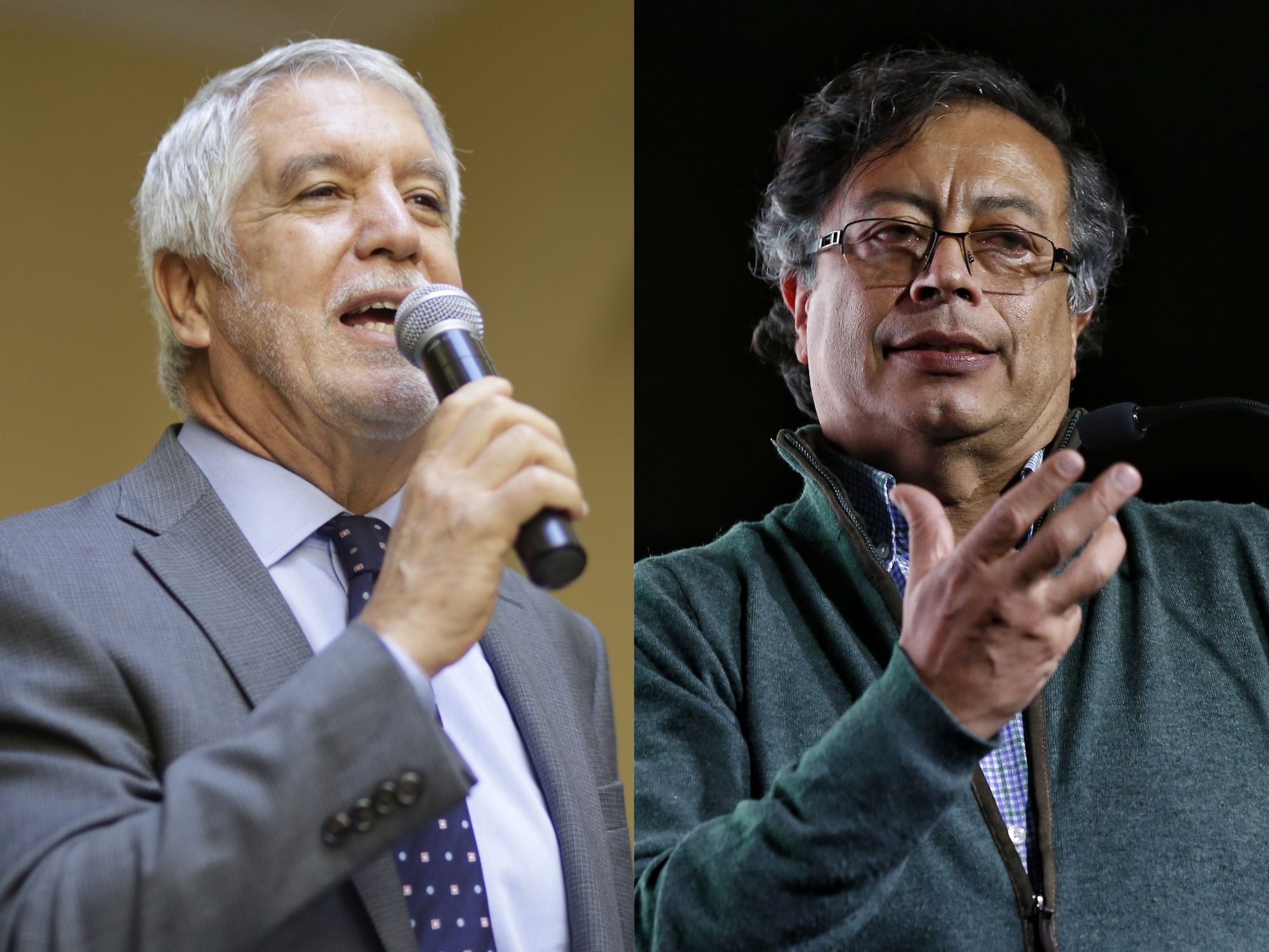 Enrique Peñalosa Colprensa y Gustavo Petro - Sergio Acero/Colprensa - Camila Díaz