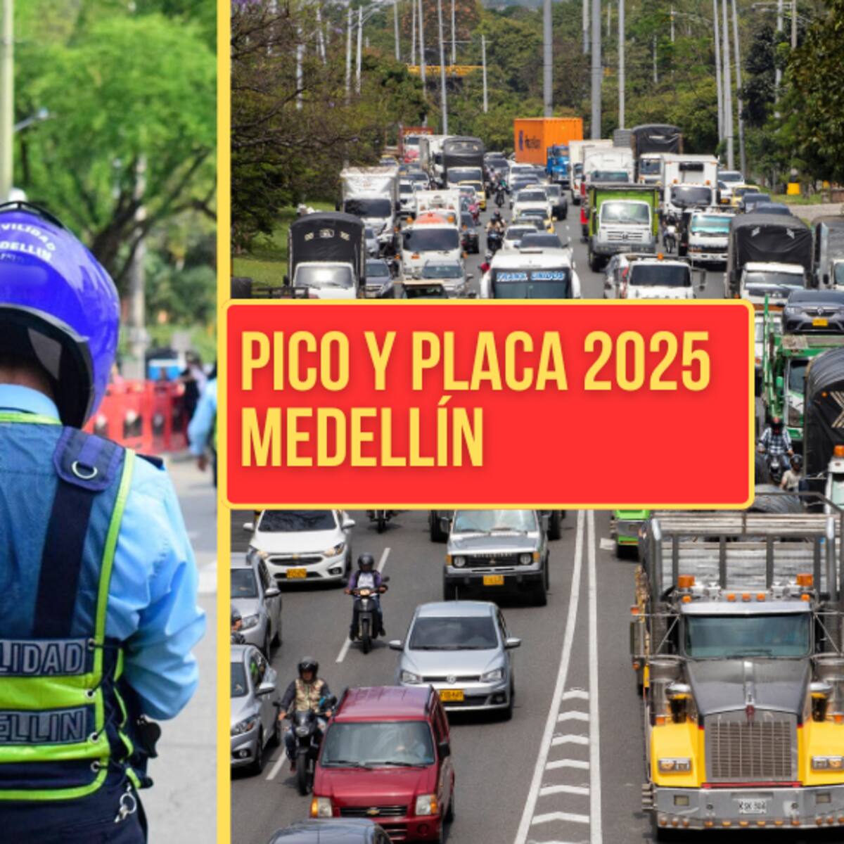 Pico y Placa Medellín 2025: Así quedó la rotación para motos, carros y taxis desde el 3 de febrero