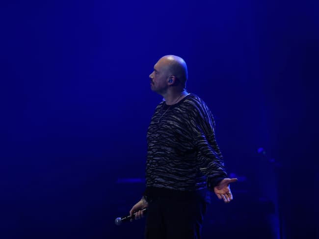 QUITO, ECUADOR - MAY 31: Singer Santiago Cruz performs during a concert at Coliseo General Ruminahui on May 31, 2024 in Quito, Ecuador. (Photo by Franklin Jacome/Agencia Press South/Getty Images)