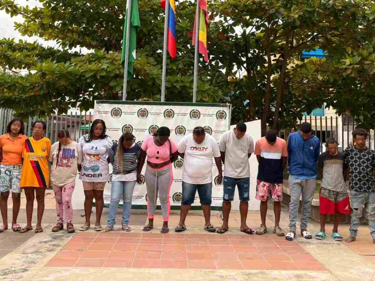 Cayó banda ‘Los Centrales’, dedicada al tráfico de drogas en Cartagena: hay 12 capturados
