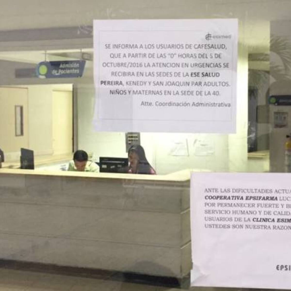 "Buscaremos que se rehabilite la clínica lo más rápido posible": gerente de Cafesalud