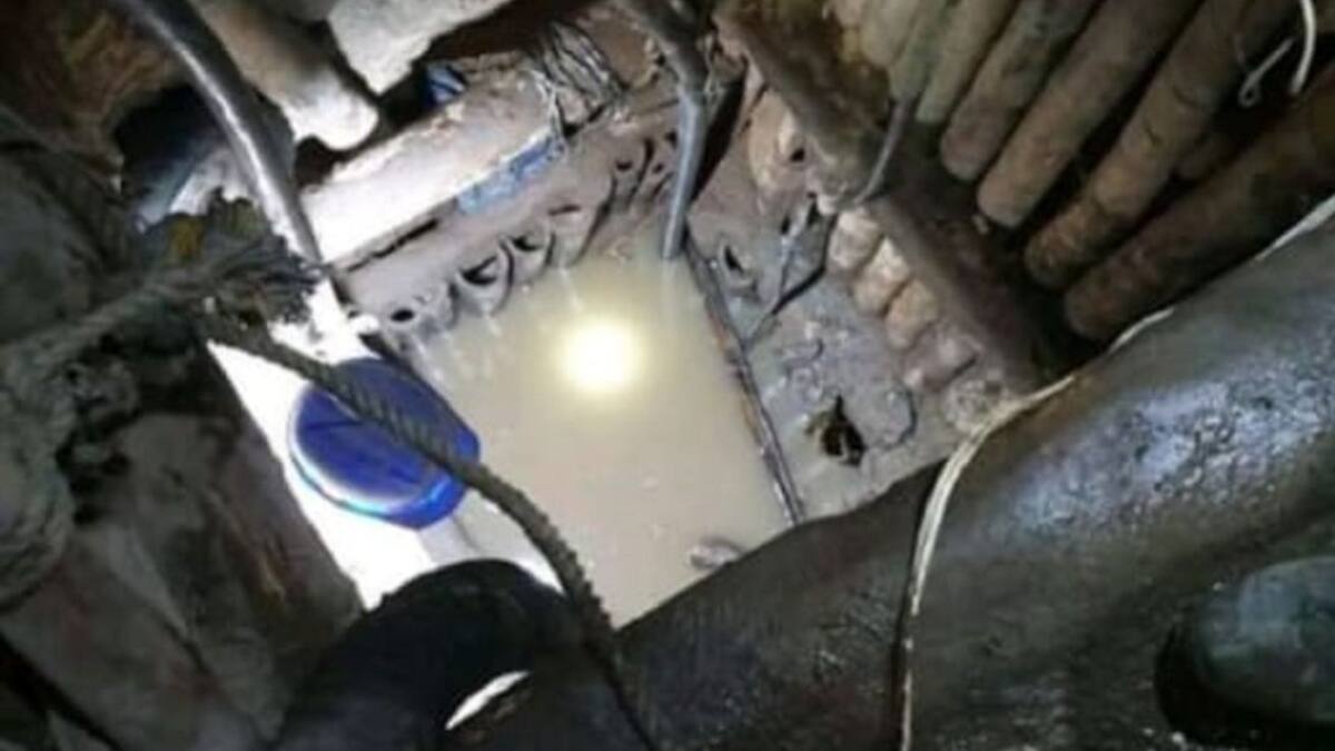 El olor fétido del agua indicaría que no ingresa más líquido a la mina