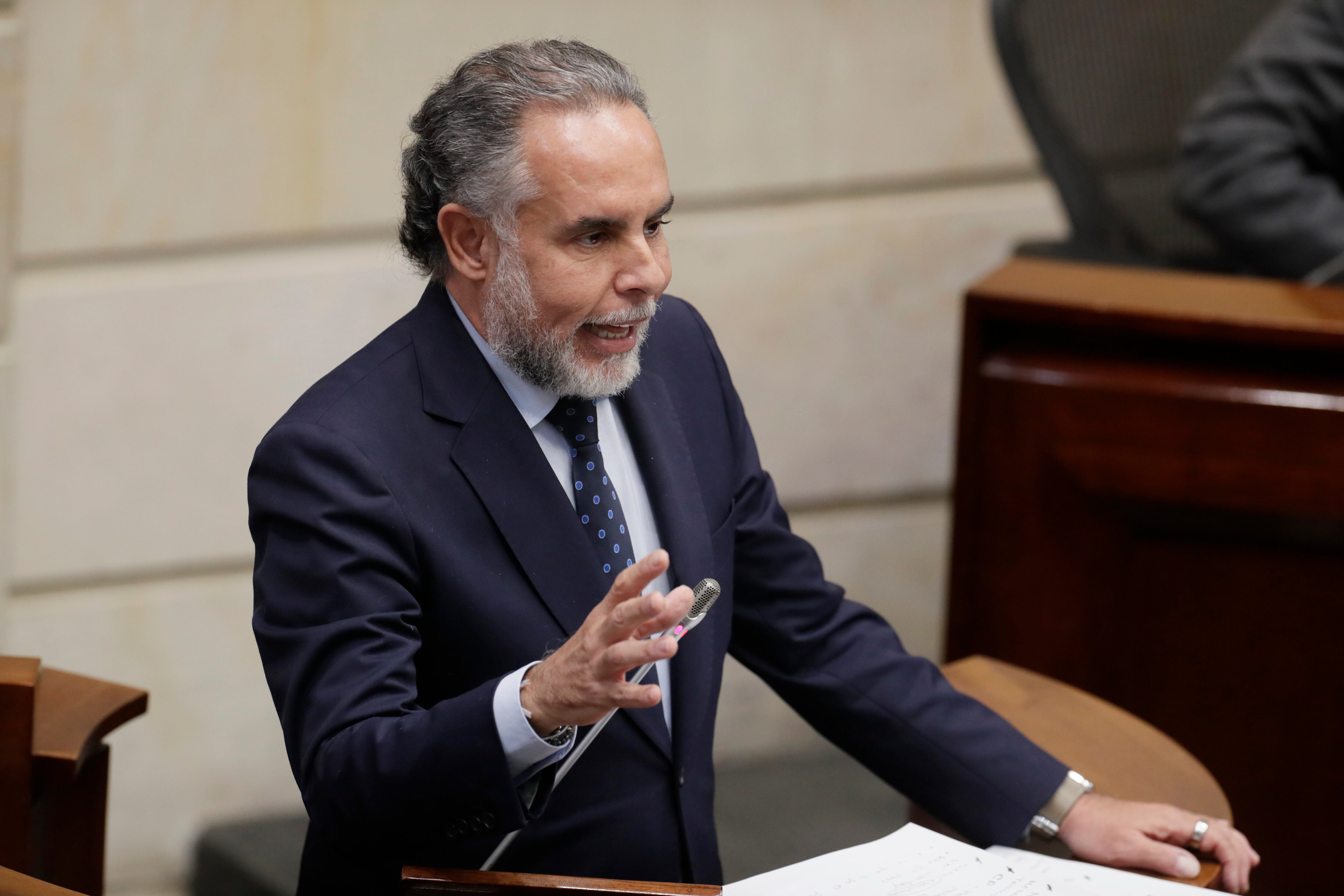 Ministro del Interior, Armando Benedetti. Foto: EFE/ Carlos Ortega