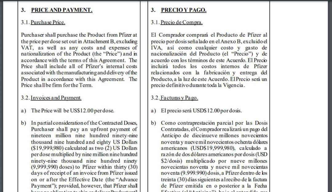 El Consejo de Estado admitió que por un error involuntario se publicaron los contratos del gobierno y las farmacéuticas 