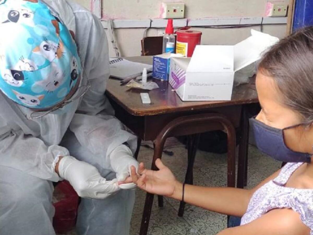 Valle del Cauca realiza un estudio de seroprevalencia con niños
