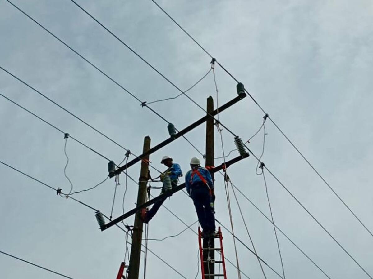 Corte programado de energía en Montecristo por mejoramiento de infraestructura eléctrica