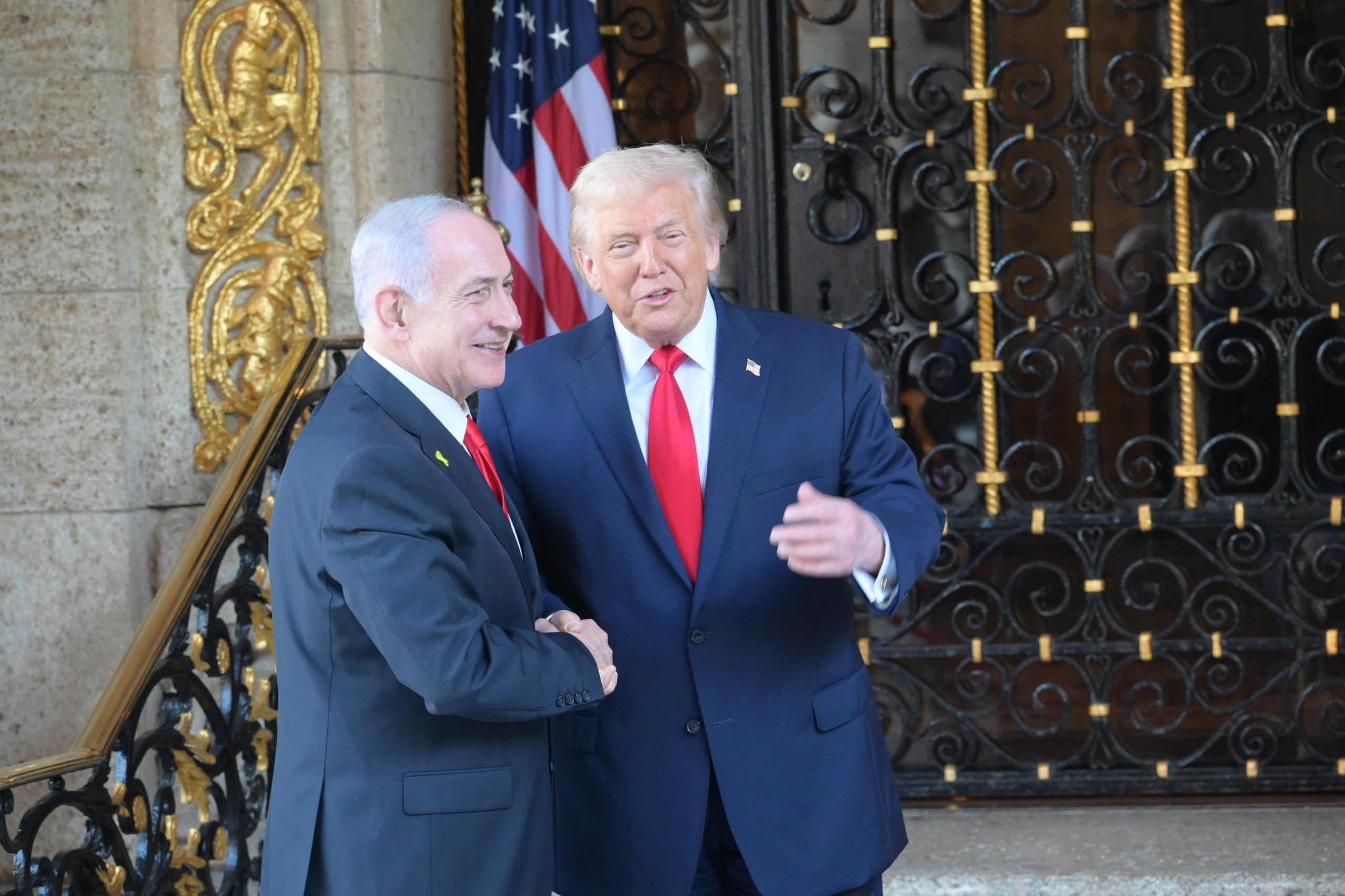 Donald Trump y Benjamin Netanyahu: Getty Images.