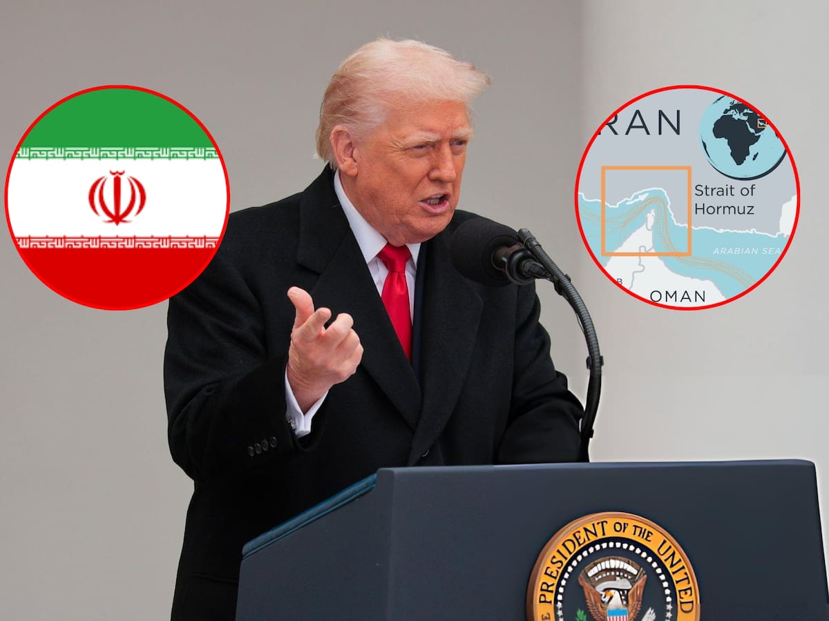 Donald Trump dice que Irán le informó que están en “estado de colapso” y quieren reabrir Ormuz