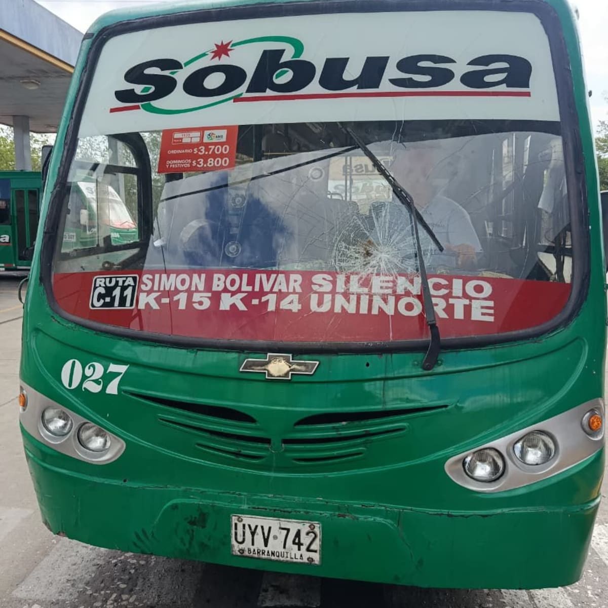 Motociclista habría apuñalado al conductor de un bus en Soledad, Atlántico