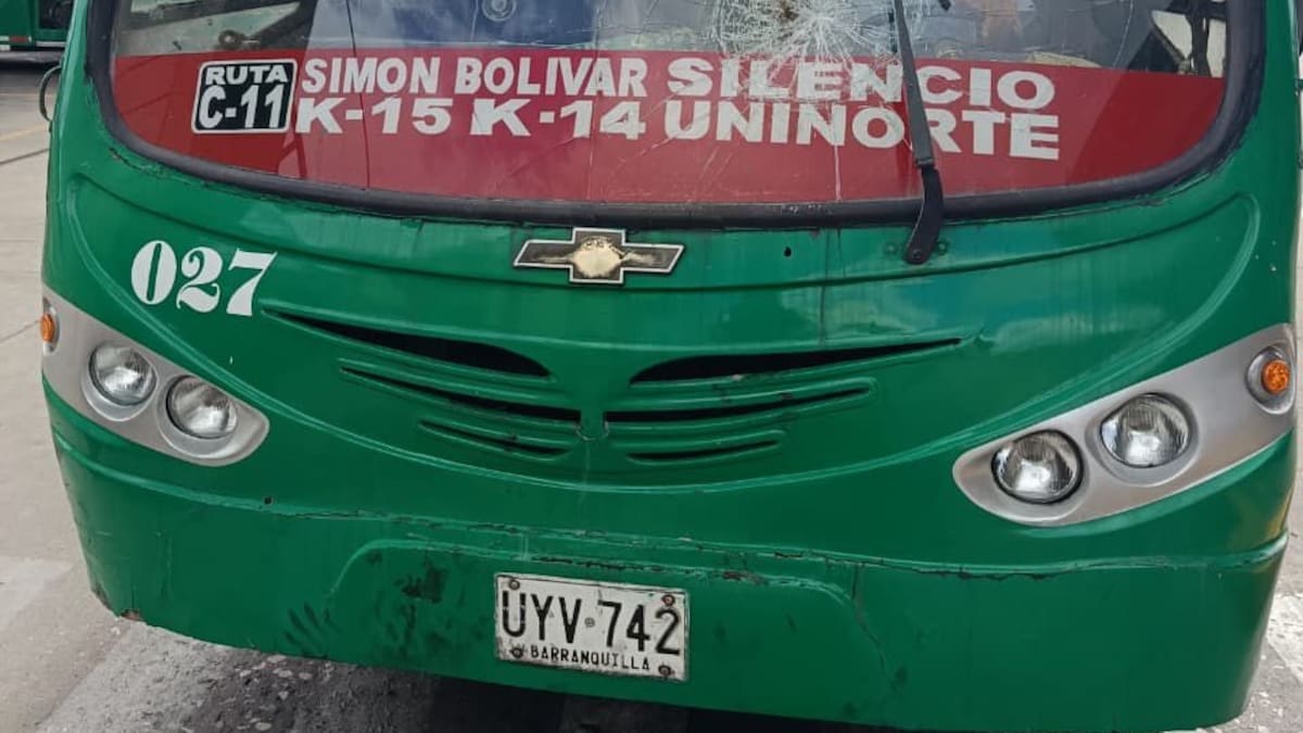 Motociclista habría apuñalado al conductor de un bus en Soledad, Atlántico