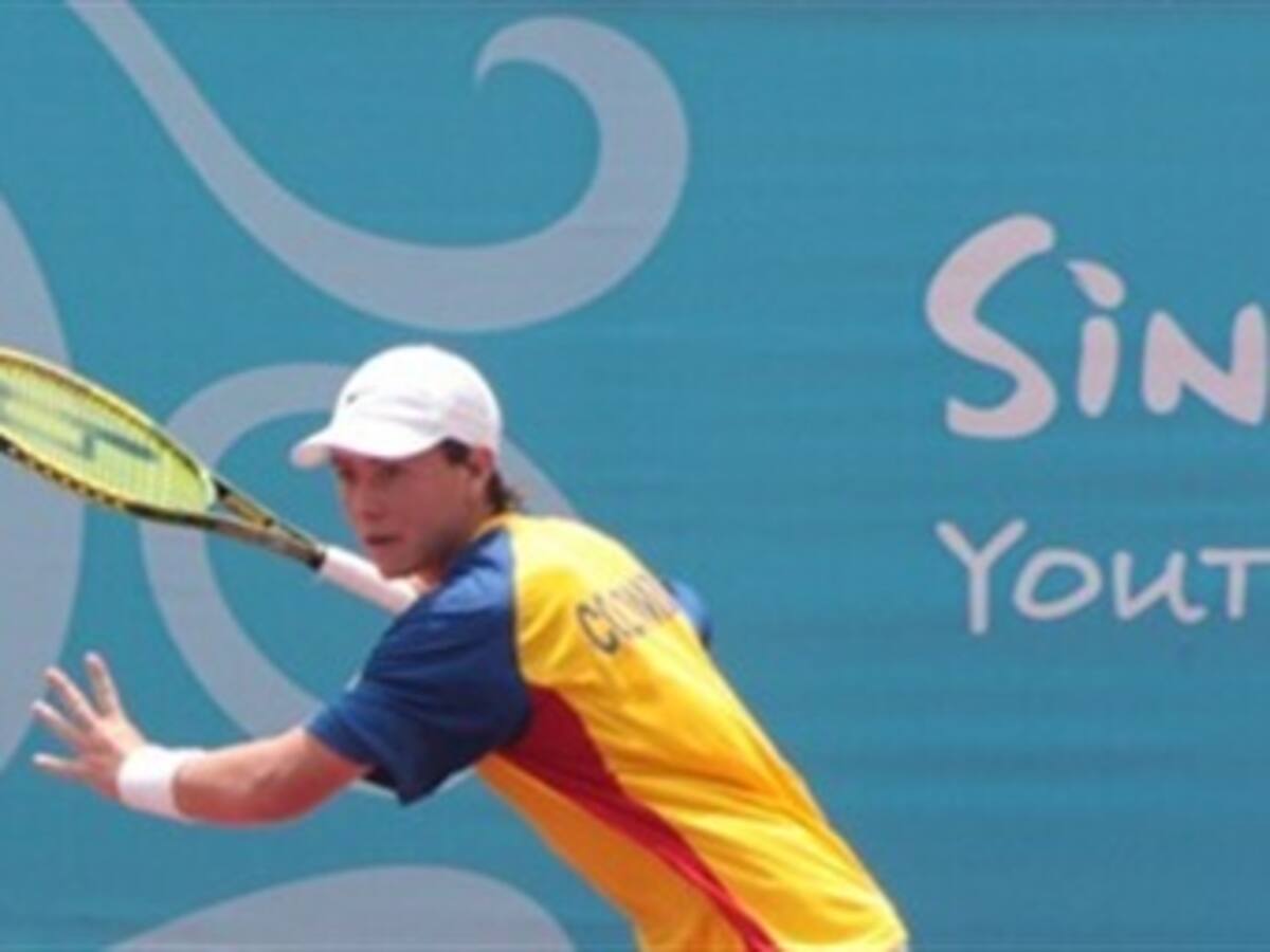 Tenista colombiano alcanza la final en los Juegos Olímpicos Juveniles