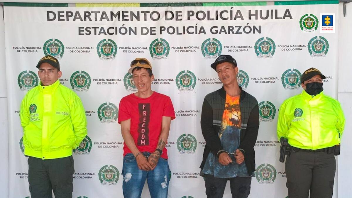 Por intento a hurto dos hombres fueron a la cárcel en Garzón-Huila