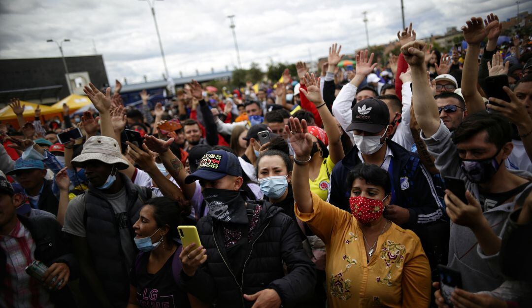 Manifestaciones en Bogotá