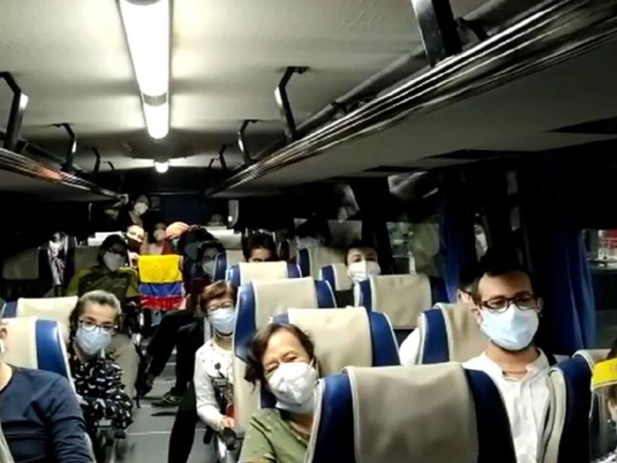 Así fue el regreso de los colombianos desde la India