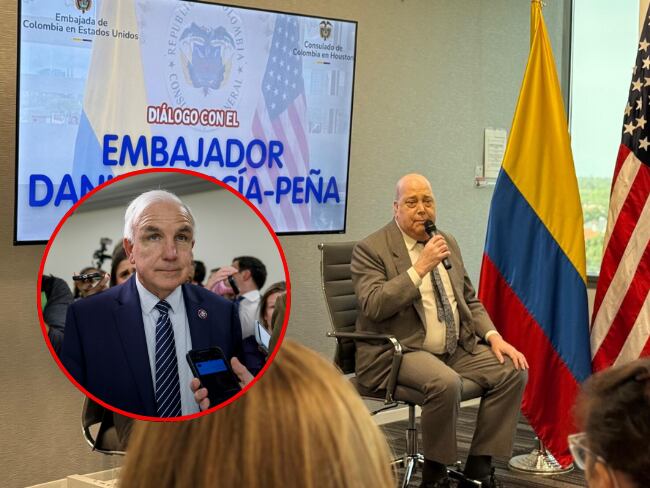 Choque entre el embajador de Colombia en EE.UU., Daniel García-Peña, y el congresista republicano Carlos A. Giménez
