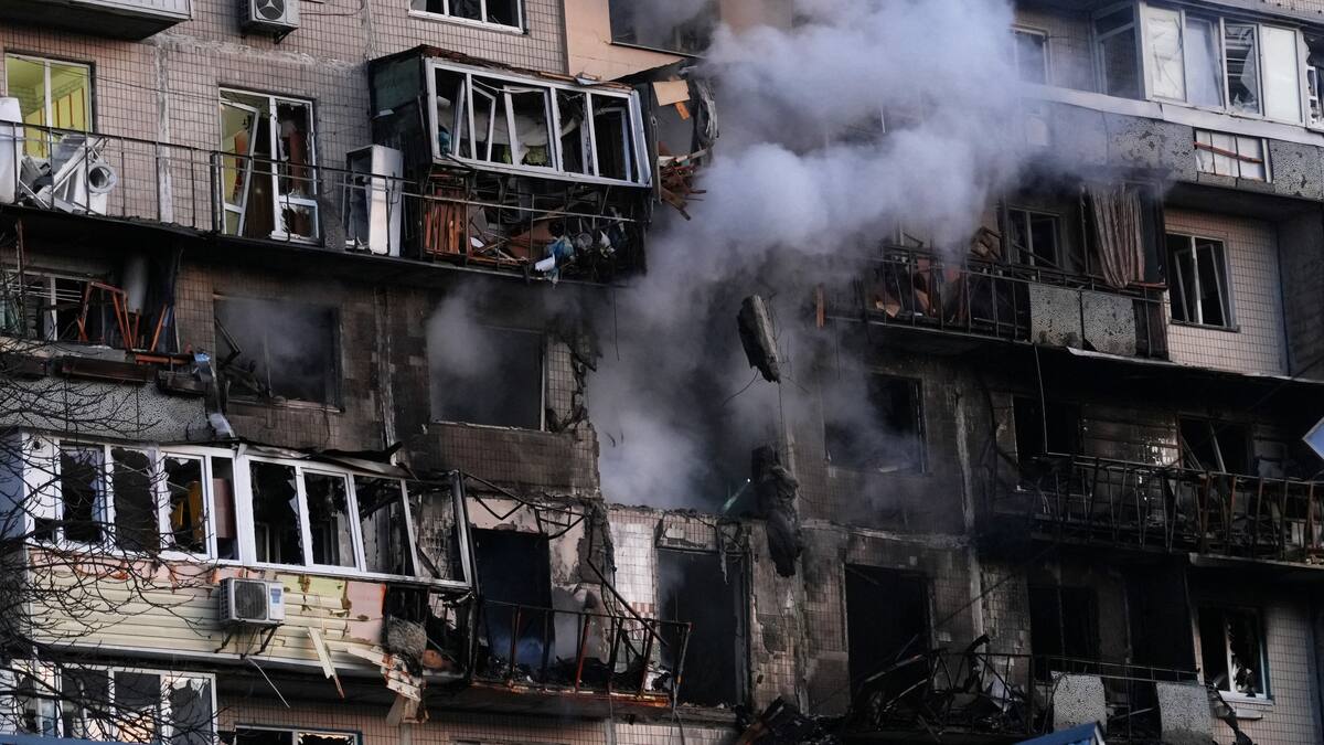 Ucrania: seis personas murieron en ataques rusos que afectaron la mayoría de distritos de Kiev