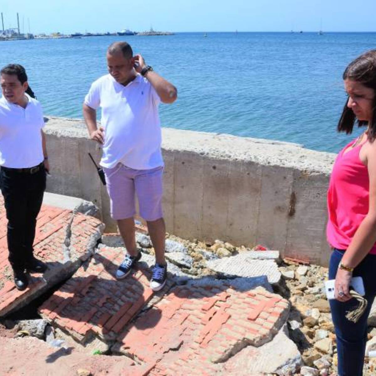 Por evidente deterioro, Alcaldía intervendrá el camellón de la Bahía de Santa Marta