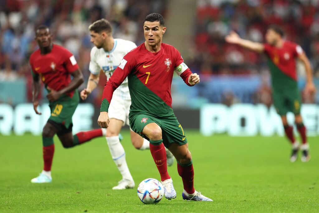 Cristiano Ronaldo de Portugal durante el juego contra Uruguay (Photo by Francois Nel/Getty Images)
