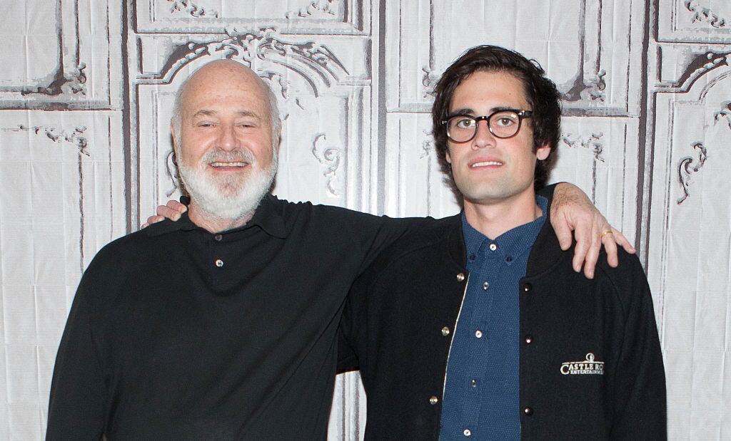 NEW YORK, NY - MAY 04: (L-R) Rob Reiner and Nick Reiner attend "Being Charlie" AOL Studios In New York on May 4, 2016 in New York City. (Photo by Adela Loconte/WireImage)