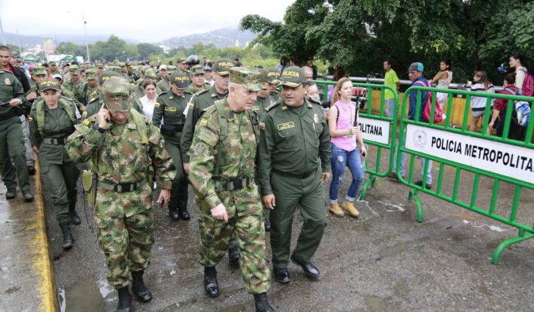 Autoridades en la zona de frontera