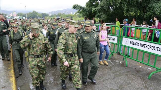 Autoridades en la zona de frontera