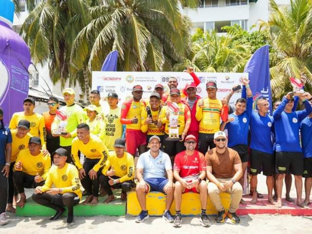 Primer Campeonato Nacional de Salvamento Acuático Deportivo: Cartagena ganó título