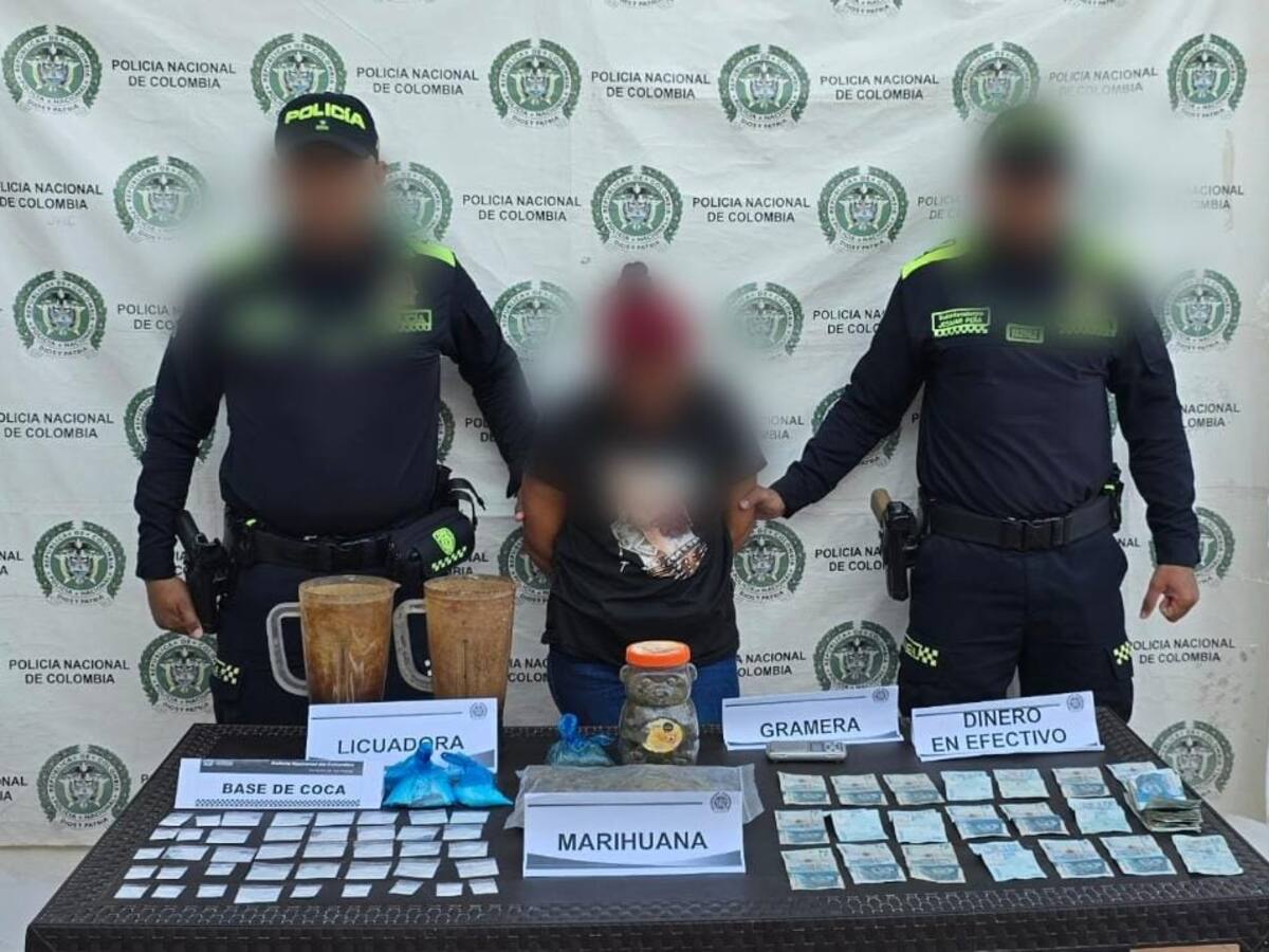 ‘La Chiqui’ tenía brazalete del Inpec y presuntamente vendía droga a domicilio en Mompox