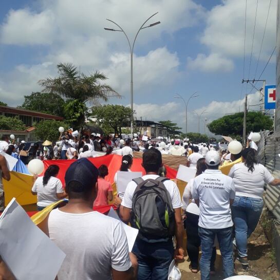 Marcha en Tibú