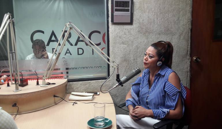 Yolanda Olarte. Presidenta de Sintracambios.