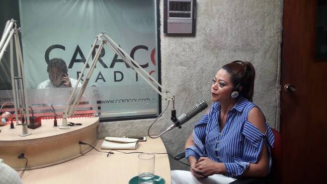 Yolanda Olarte. Presidenta de Sintracambios.