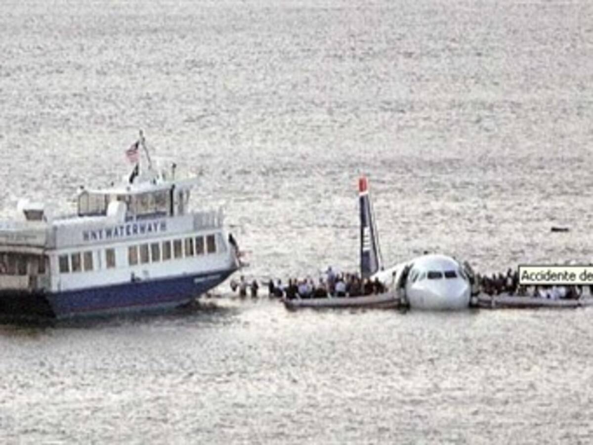 Milagro en el río Hudson: cae avión con 155 personas pero nadie muere