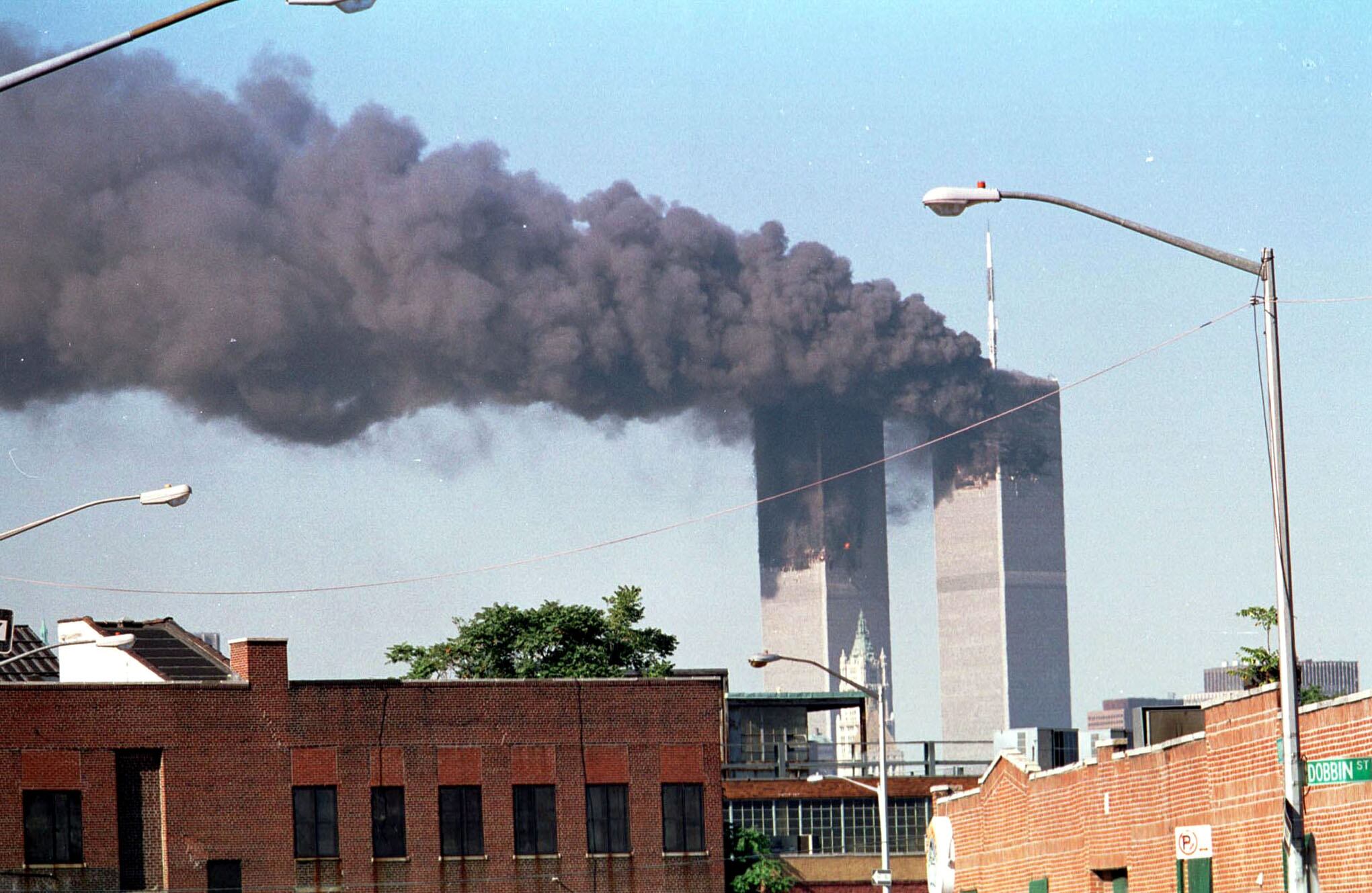 Ataque las Torres Gemelas (World Trade Center) el 11 de septiembre del 2001. Foto: Getty Images.