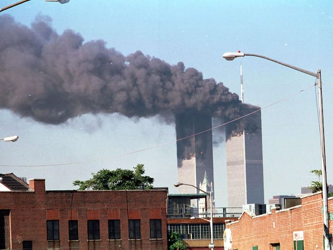 Ataque las Torres Gemelas (World Trade Center) el 11 de septiembre del 2001. Foto: Getty Images.