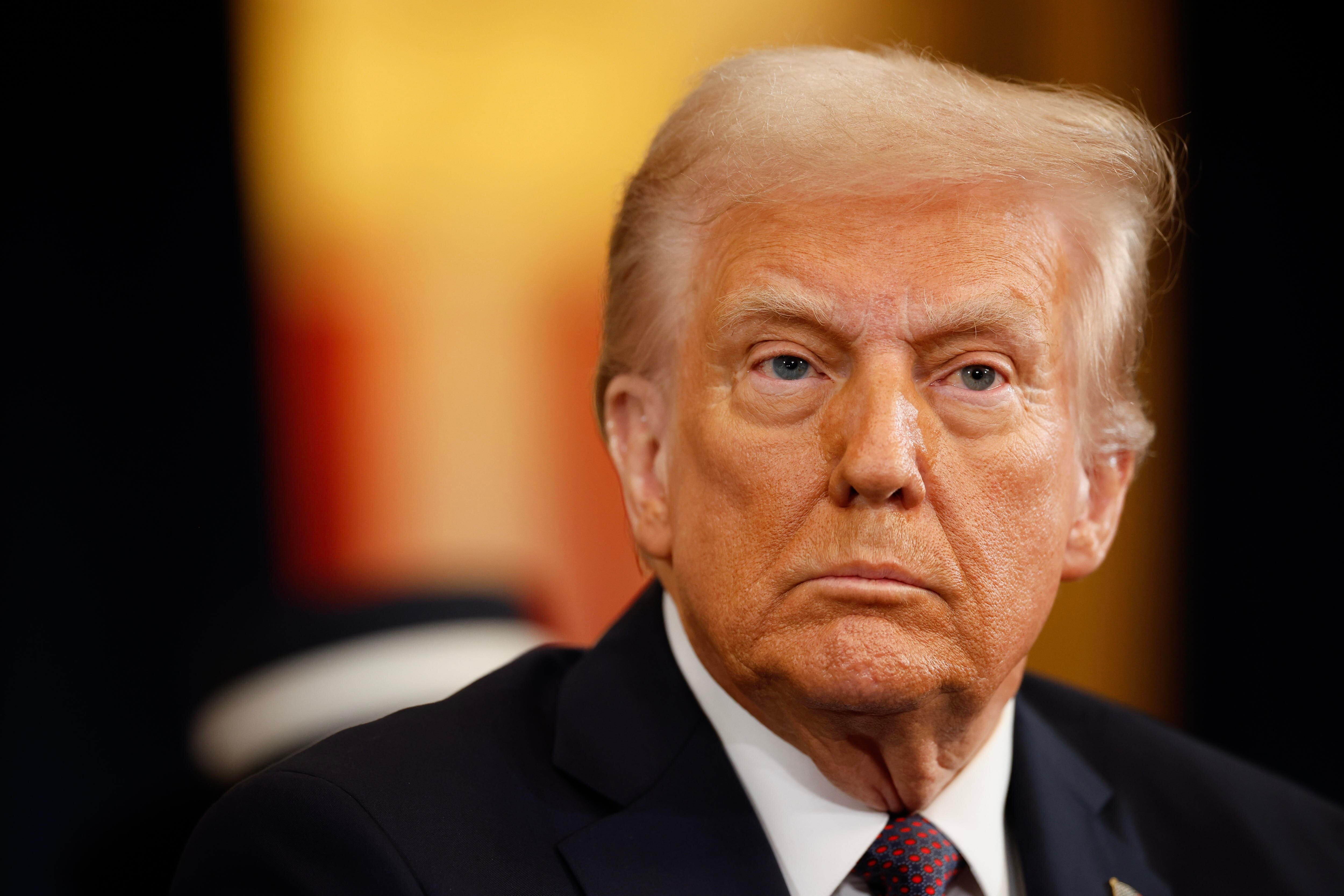 La Administración de Donald Trump determinó imponer aranceles del 25% para Canadá y México y del 10% para China desde el 1 de febrero.
EFE/ Chip Somodevilla / POOL
