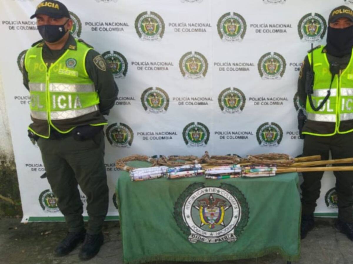 Incautada pólvora en La Dorada, Caldas