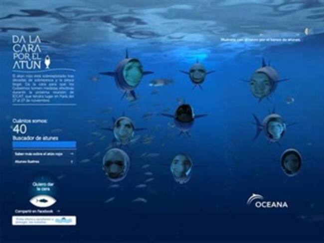 ONG Oceana, nos invita a poner 'cara de atún'
