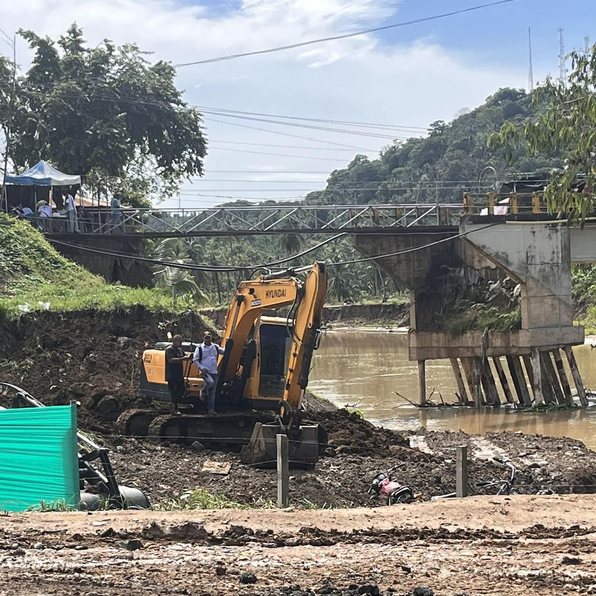 La Gobernación de Antioquia pide al INVIAS que instale el puente metálico entre Antioquia y Córdoba