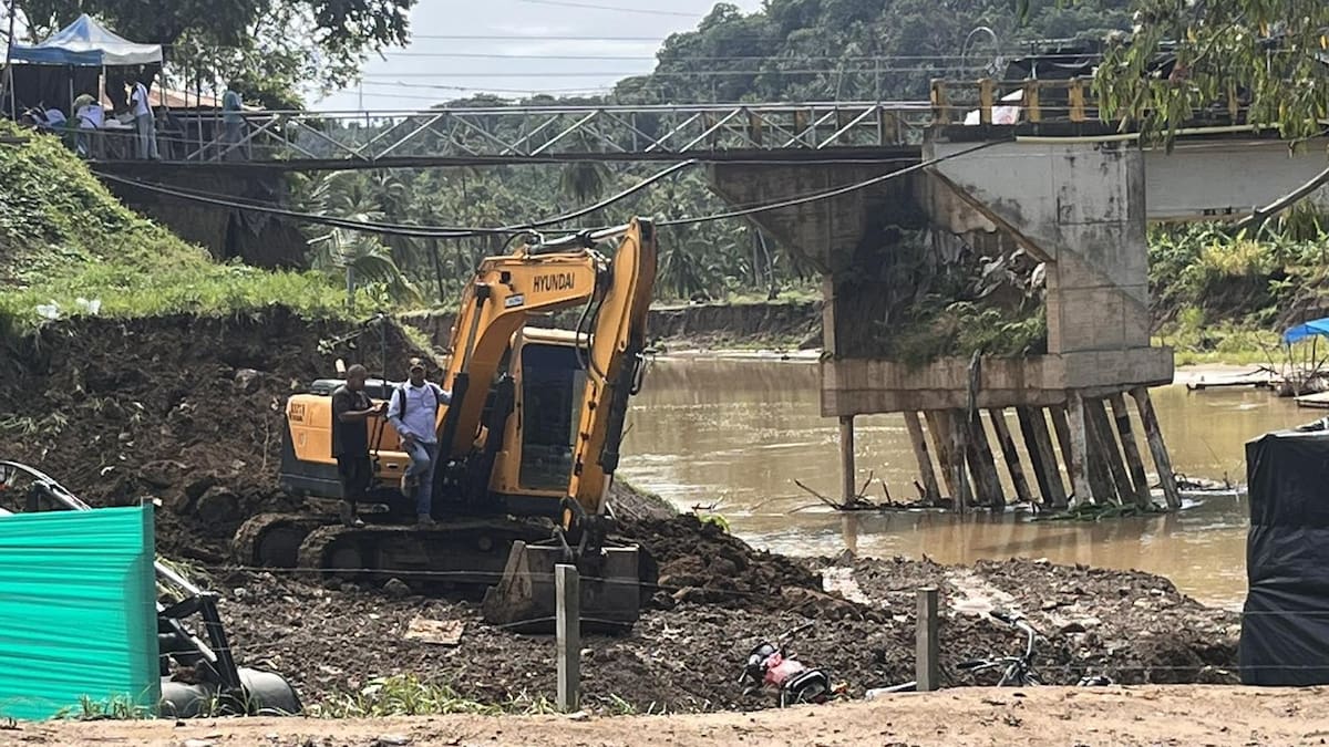 La Gobernación de Antioquia pide al INVIAS que instale el puente metálico entre Antioquia y Córdoba