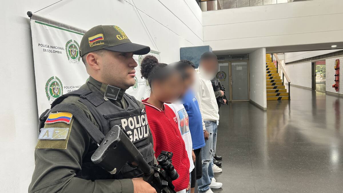 Reportan la captura de 9 presuntos delincuentes en el occidente de Medellín