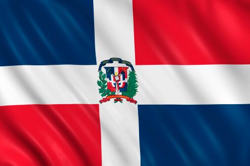 Bandera de República Dominicana. Foto: Getty
