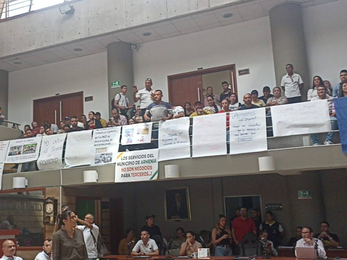 ¿Por qué suspendieron el debate en concejo de Armenia del proyecto de concesión de Setta?