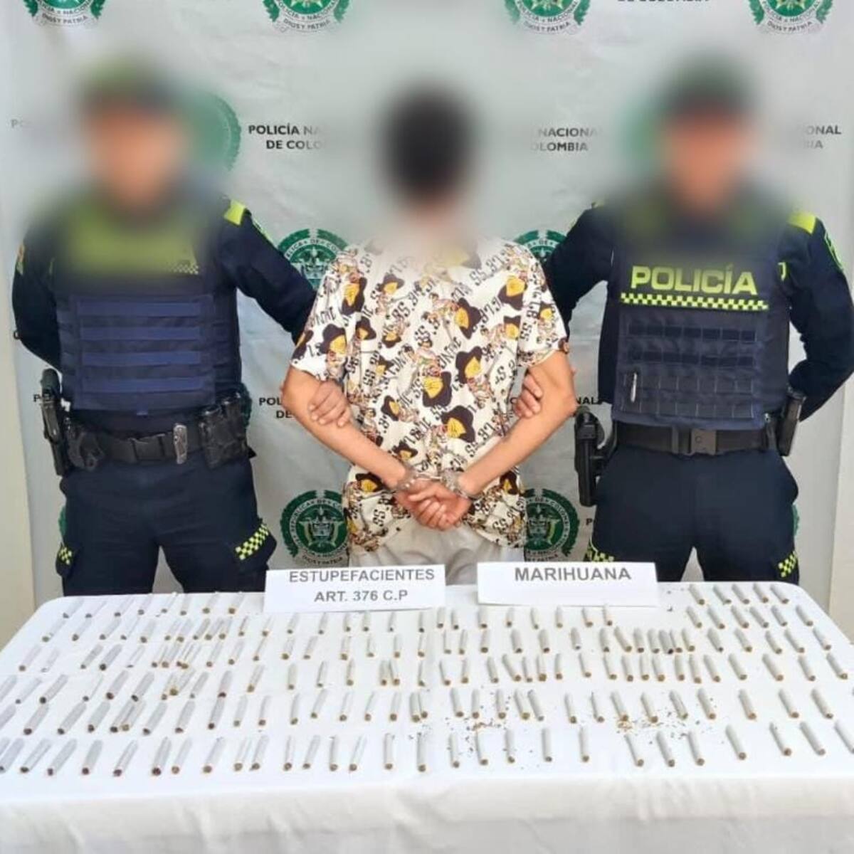‘Pablo Machete’ cayó por presunta venta de droga cerca de un colegio en Villanueva, Bolívar