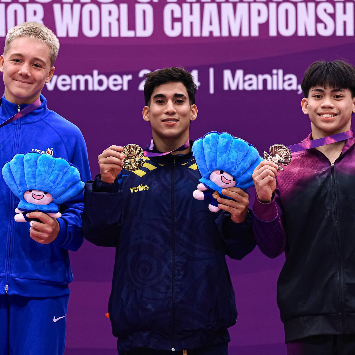 Video: Camilo Vera ganó dos medallas de oro en el Mundial Juvenil de gimnasia artística
